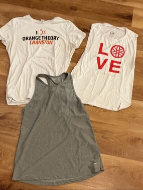 Workout tops - orange theory, cyclebar, Marika